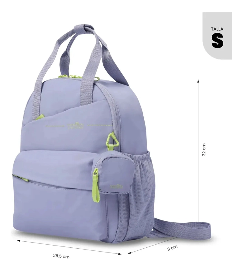 MOCHILA UNIVERSITARIO PORTA TABLET 10  SUZUKA MORADO MUJER - 3