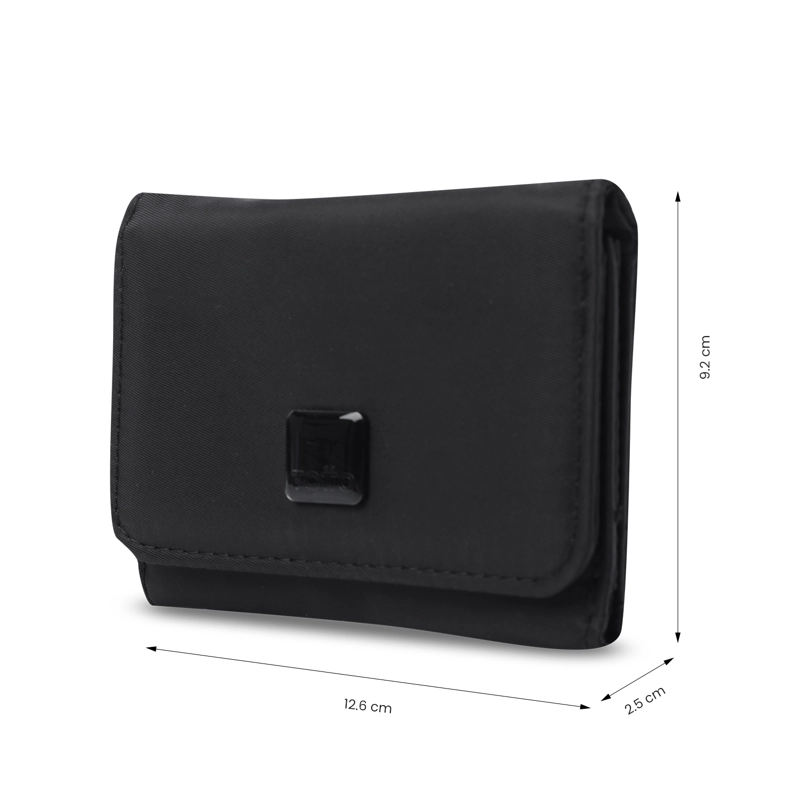 BILLETERA TOTTO RFID BLOCKER ROXANNE NEGRO - 2