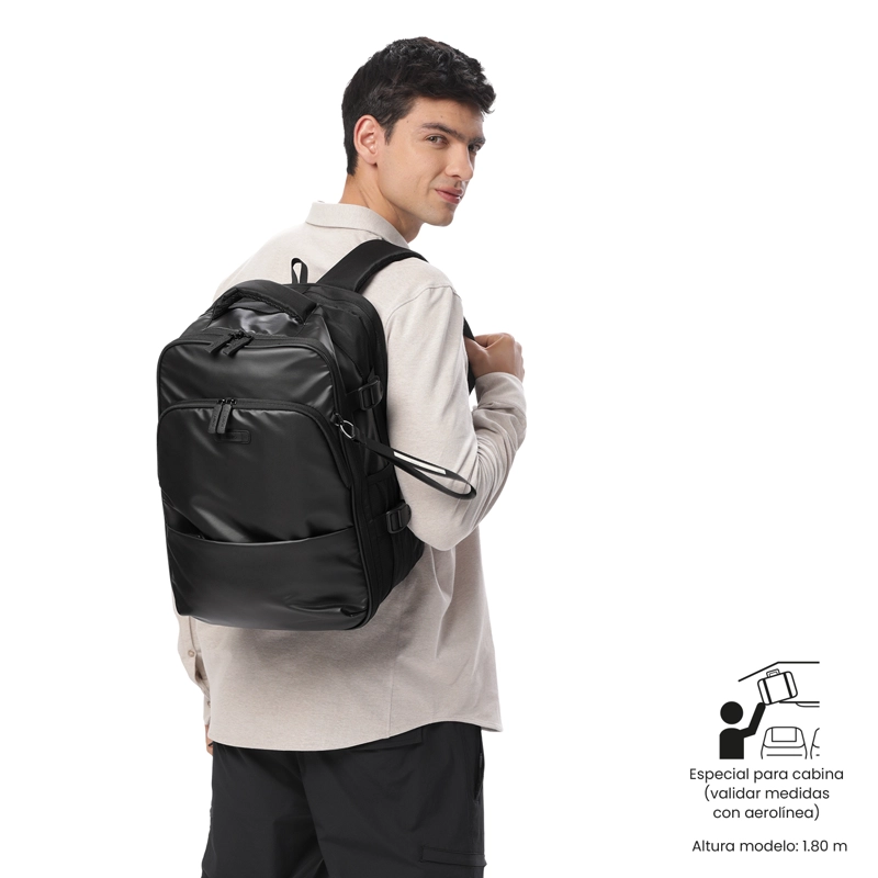MOCHILA TOTTO PORTA PC 15' TRIP NEGRO - 2