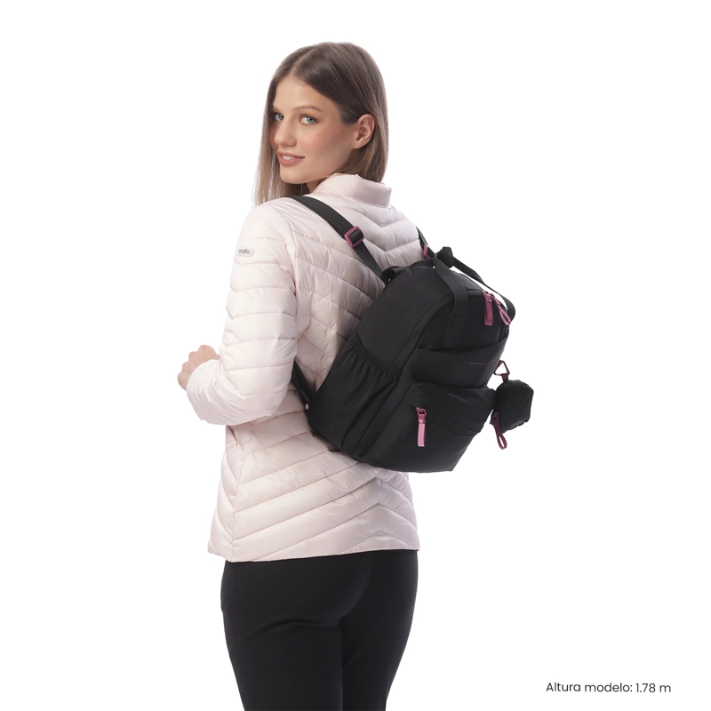MOCHILA PORTA TABLET 10' TOTTO SUZUKA S PARA MUJER COLOR NEGRO - 2