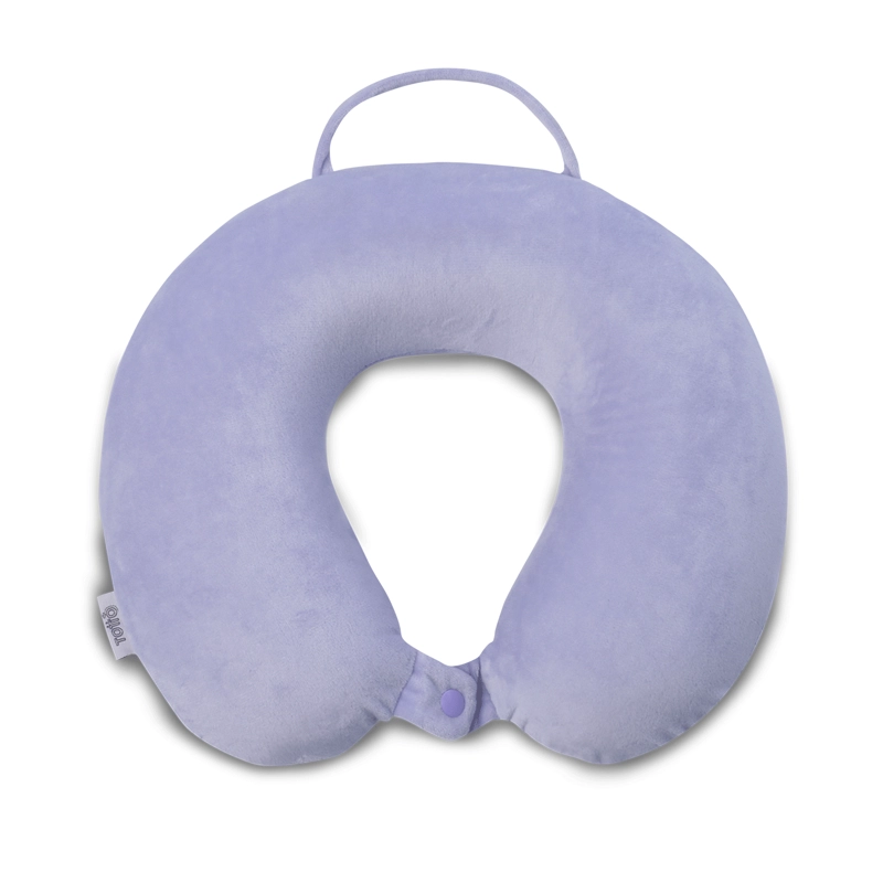ALMOHADA DE VIAJE MEMORY FOAM JET PILLOW MORADA - 1