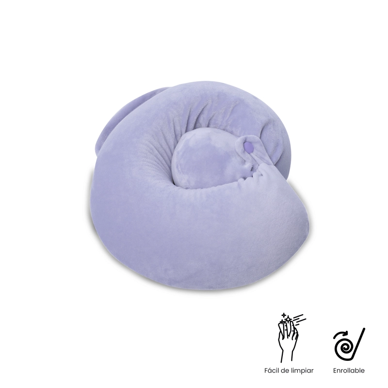 ALMOHADA DE VIAJE MEMORY FOAM JET PILLOW MORADA - 4