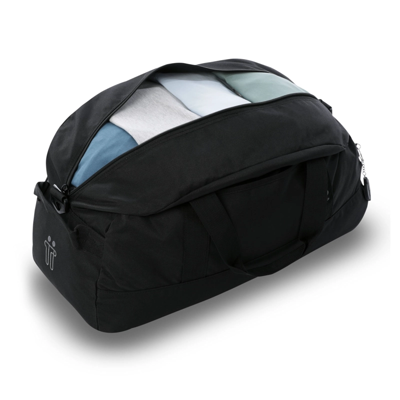 BOLSO DE VIAJE DE CABINA TOTTO RPET 35 LITROS ACTIVE M NEGRO CON CORREA AJUSTABLE - 5