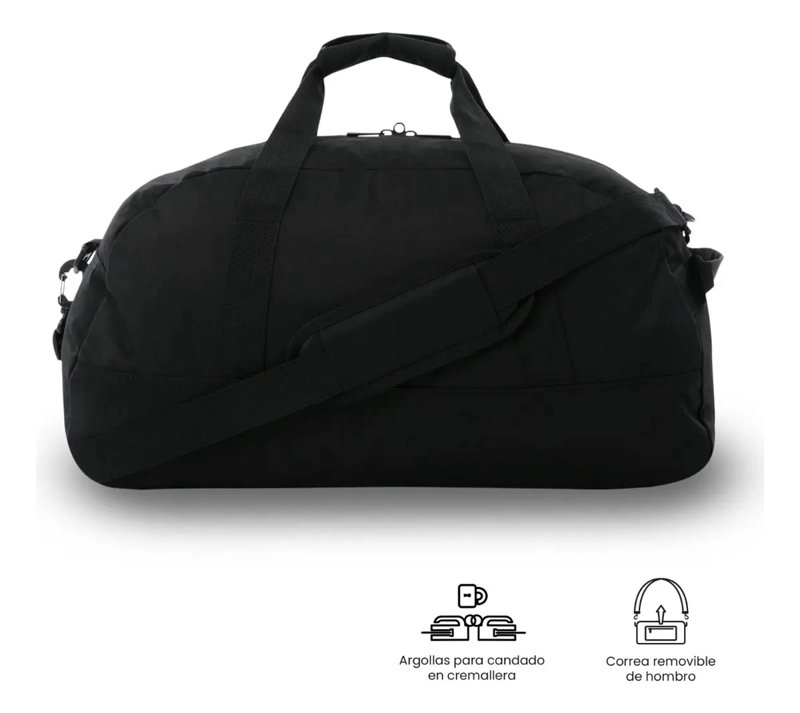 BOLSO TOTTO VIAJE ACTIVE M NEGRO - 6