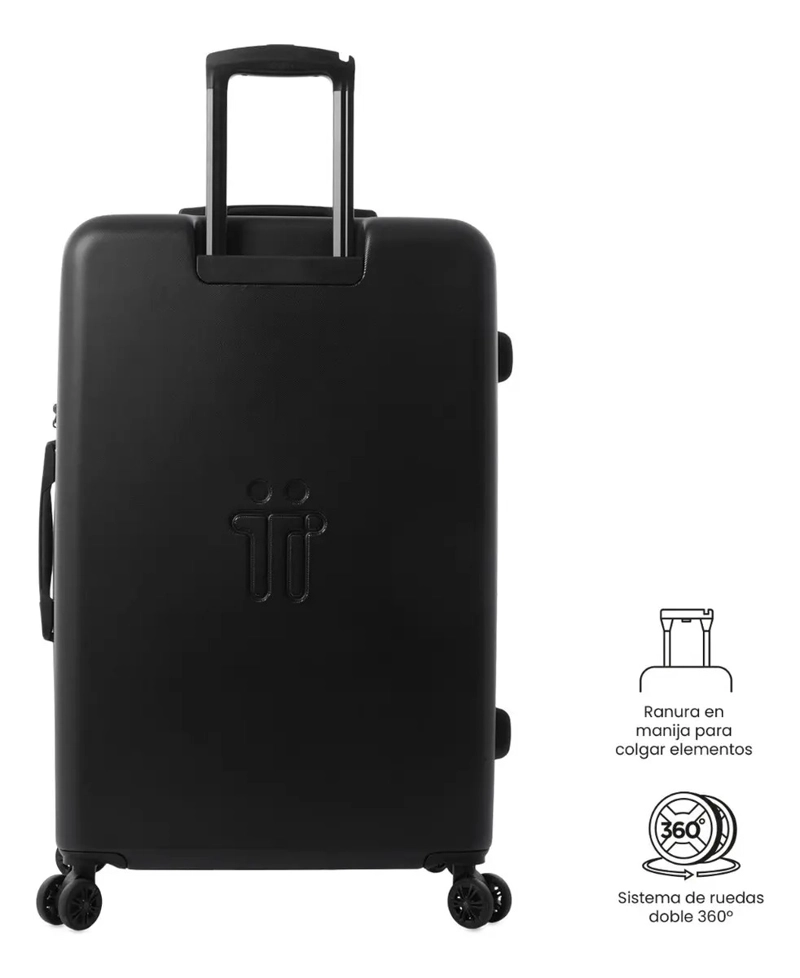 MALETA DE VIAJE TOTTO 23 KG 360 BAZY+ 2.0 BODEGA NEGRO - 4