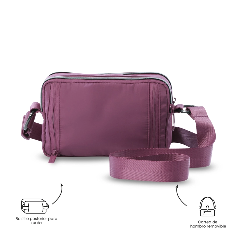 CARTERA PARA MUJER 2 EN 1 FUNTY 3.0 PEQUEÑO ROSADO - 6