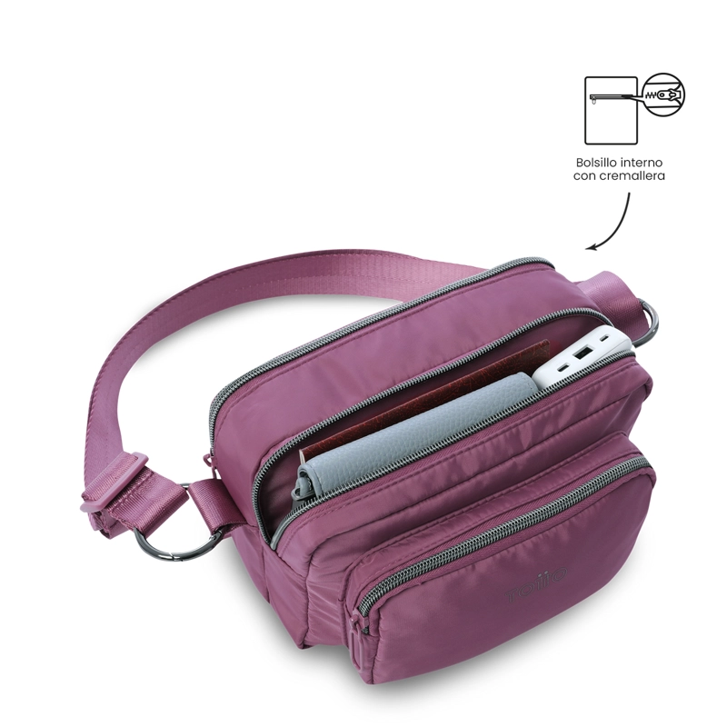 CARTERA PARA MUJER 2 EN 1 FUNTY 3.0 PEQUEÑO ROSADO - 7