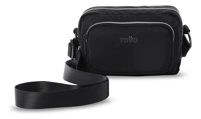 CARTERA TOTTO RIÑONERA 2 EN 1 FUNTY 3.0 PEQUEÑA NEGRO - 6
