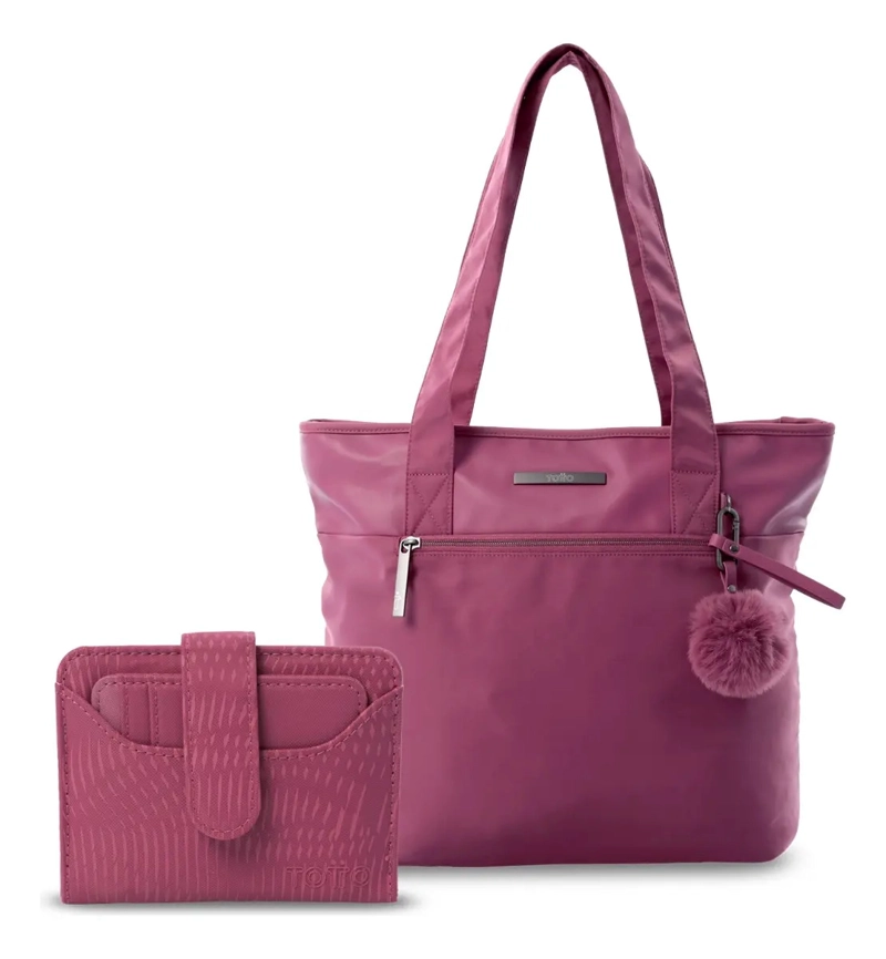 PACK CARTERA ADELAIDE + BILLETERA TEXTURE DULL - 1
