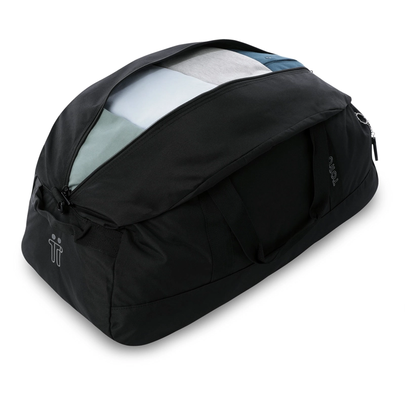 BOLSO DE VIAJE DE CABINA TOTTO RPET 55 LITROS ACTIVE L NEGRO CON CORREA AJUSTABLE - 5