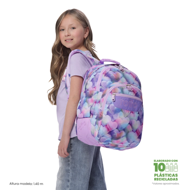MOCHILA TOTTO PORTA PC 14' RAYOL MORADO - 2