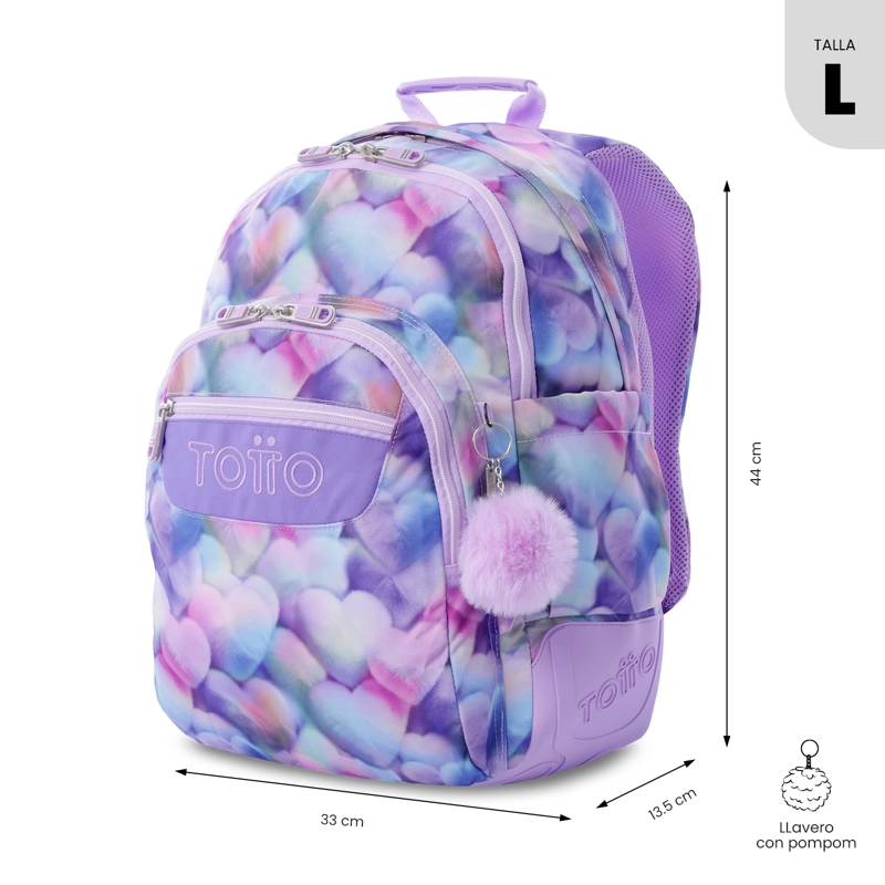 MOCHILA TOTTO PORTA PC 14' RAYOL MORADO - 3