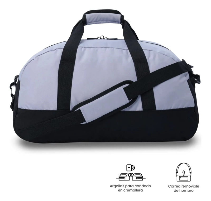 BOLSO  DE VIAJE ACTIVE MEDIANA MORADA - 6