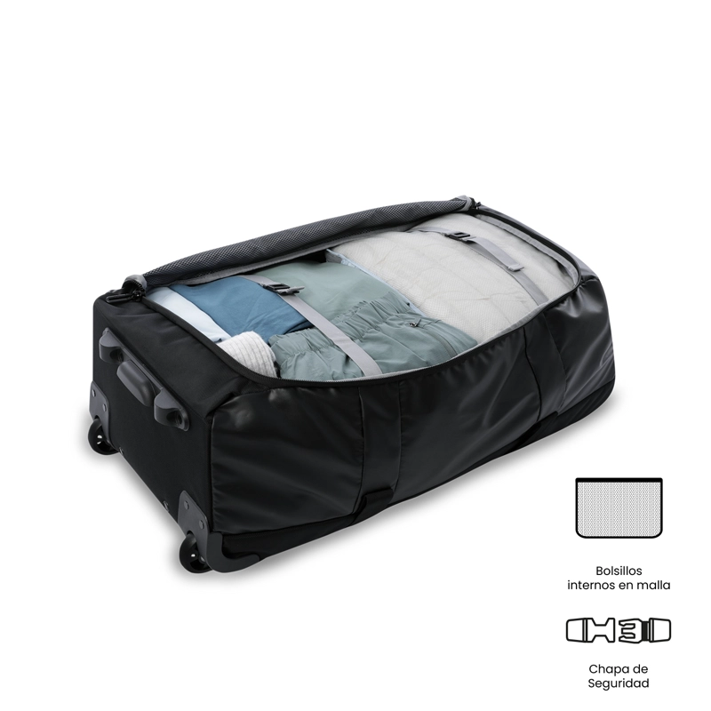 MALETA DE VIAJE TOTTO 23 KG GREEN CODE L NEGRO - 5