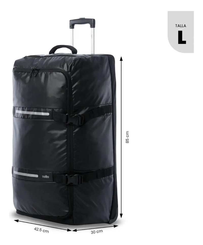 MALETA DE VIAJE TOTTO 23 KG GREEN CODE BODEGA NEGRO - 7