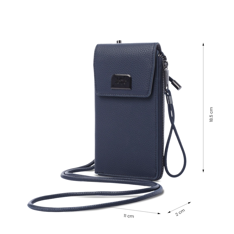 PORTA CELULAR TOTTO RFID BLOCKER SMOOOTH AZUL - 3
