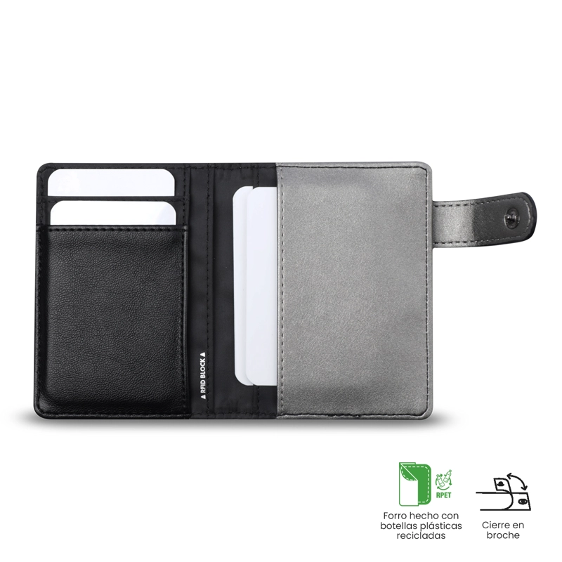 PORTA DOCUMENTOS TOTTO RFID BLOCKER STYLE NEGRO - 4