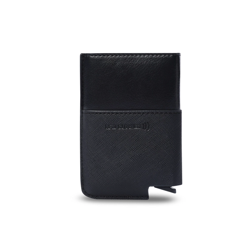PORTA DOCUMENTOS TOTTO RFID BLOCKER SAFFIANO TAR NEGRO - 5