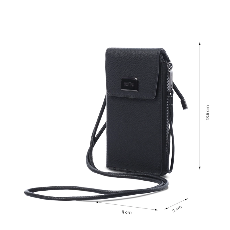 PORTA CELULAR TOTTO RFID BLOCKER SMOOOTH NEGRO - 3
