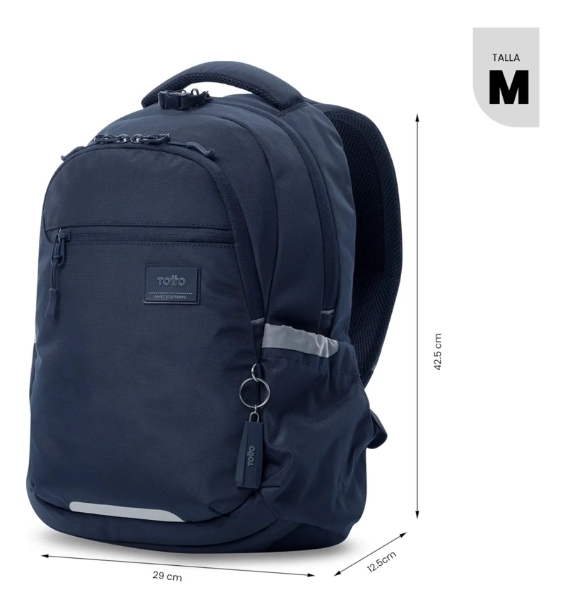 MOCHILA UNIVERSITARIO PORTA PC 14  MISISIPI AZUL UNISEX - 3