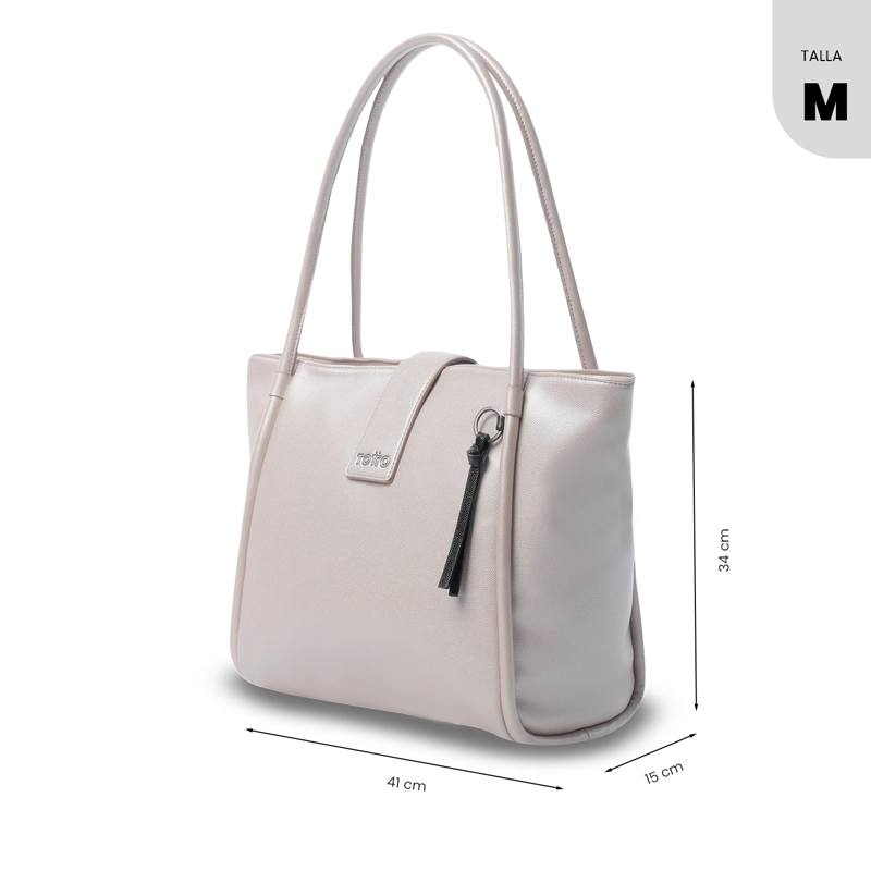 TOTE BAG PARA MUJER SOUL MEDIANO BEIGE - 3