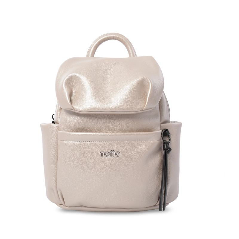 MOCHILA PARA MUJER SOUL  BEIGE/NEGRO - 1