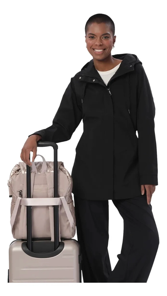 MOCHILA UNIVERSITARIO SAVANHA PORTA PC 13  BEIGE MUJER - 6