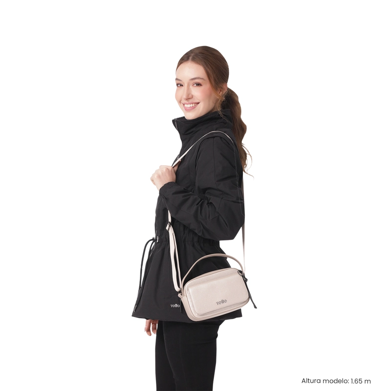 BOLSO PARA MUJER SOUL TIPO CROSSBODY PEQUEÑO BEIGE - 2