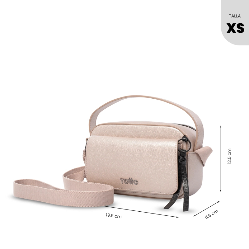 BOLSO PARA MUJER SOUL TIPO CROSSBODY PEQUEÑO BEIGE - 3