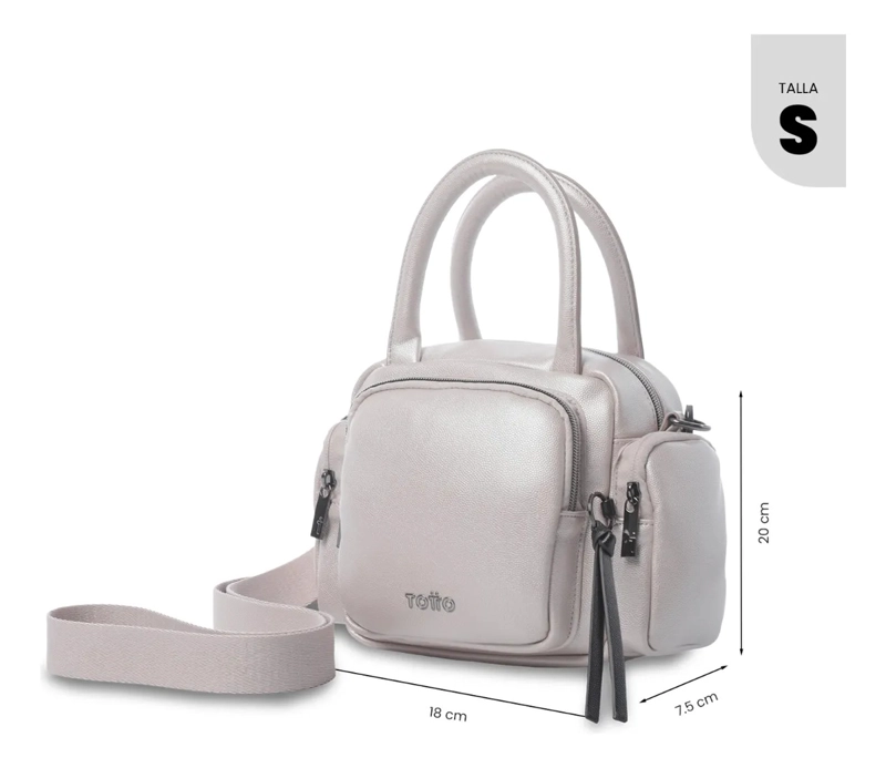 BOLSO PARA MUJER SOUL TIPO CROSSBODY PEQUEÑO BEIGE - 3