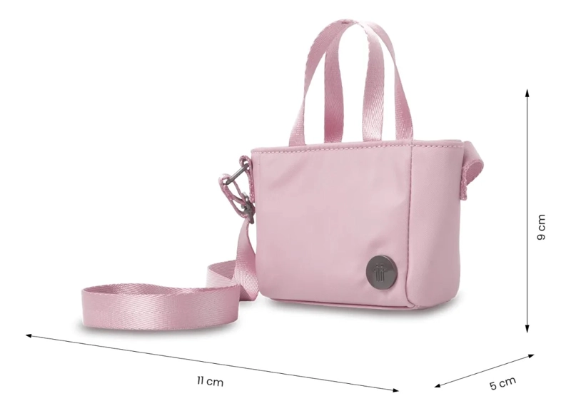 KIT CORNEANA 2 RIÑONERA+COSMETIQUERA+MONEDERO+POSTAL ROSADO - 4