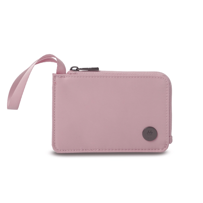 KIT CORNEANA 2 RIÑONERA+COSMETIQUERA+MONEDERO+POSTAL ROSADO - 8