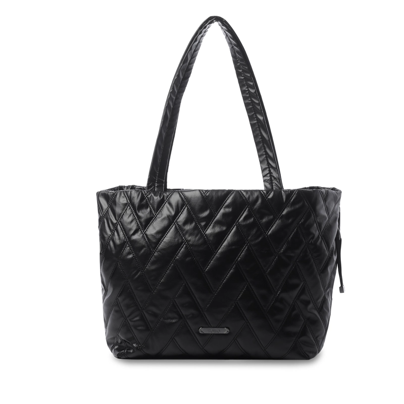 SHOPPING BAG MEDIANO PARA MUJER SAVANHA NEGRO - 1