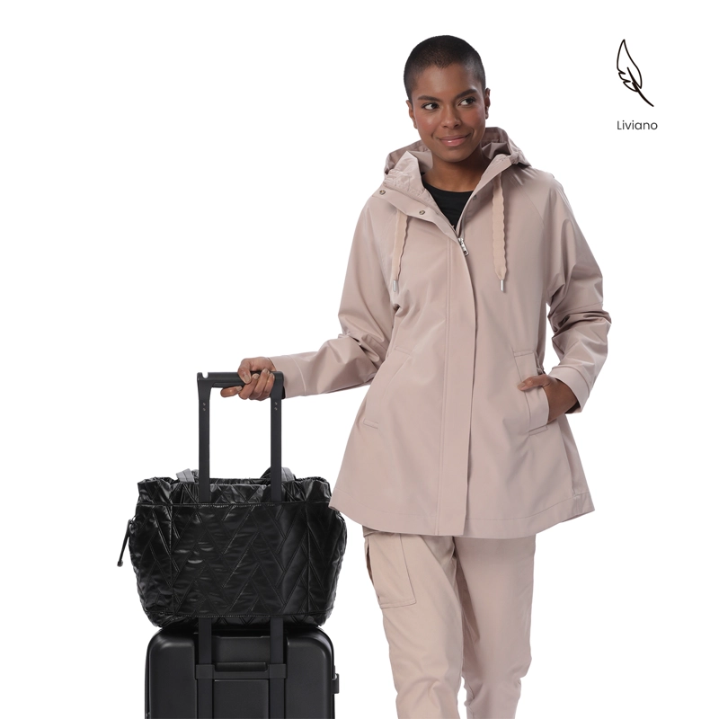 SHOPPING BAG MEDIANO PARA MUJER SAVANHA NEGRO - 6