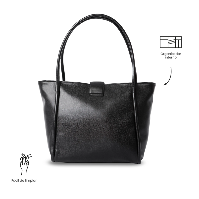 TOTE BAG PARA MUJER SOUL MEDIANO NEGRO - 4