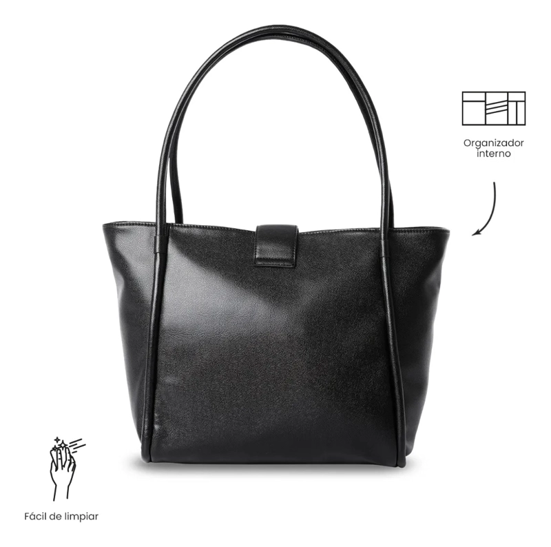 TOTE BAG PARA MUJER SOUL MEDIANO NEGRO - 4