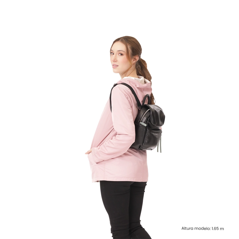 BOLSO PEQUEÑO PARA MUJER SOUL TIPO MORRAL NEGRO/VERDE - 2