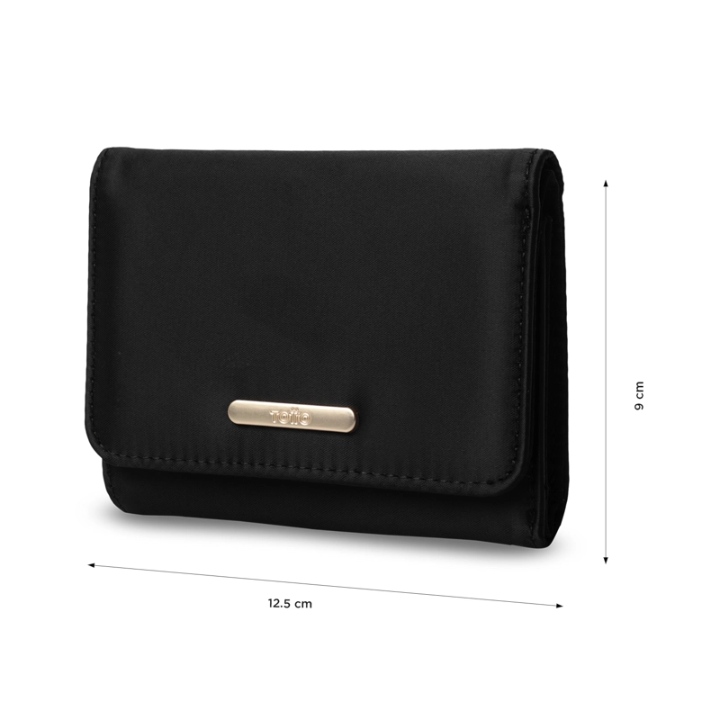 BILLETERA MUJER BEL 2.0 MEDIANA CON RFID BLOCKER NEGRA - 2