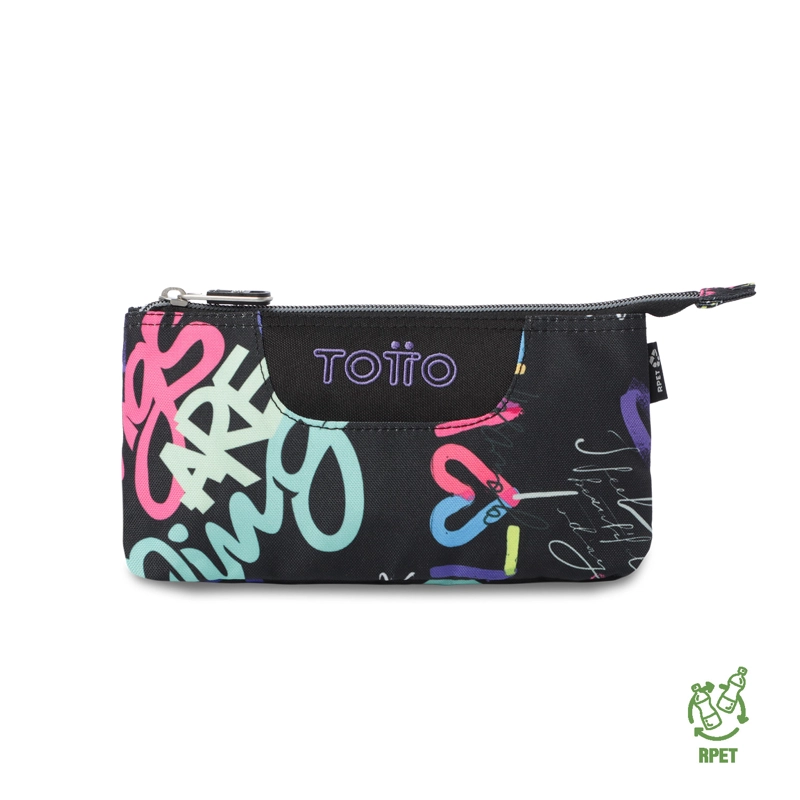 ESTUCHE MULTIUSO TABLERO PEQUEÑA NEGRA MUJER - 1