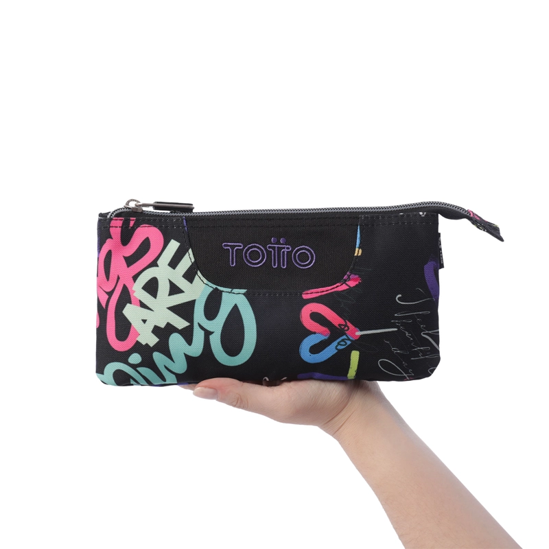 ESTUCHE MULTIUSO TABLERO PEQUEÑA NEGRA MUJER - 3