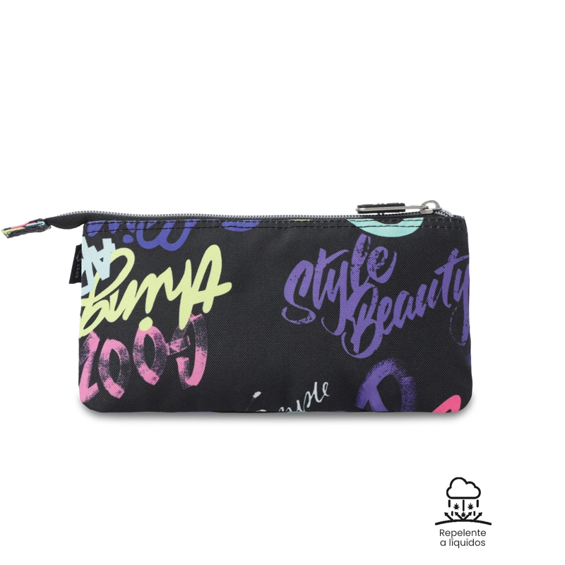 ESTUCHE MULTIUSO TABLERO PEQUEÑA NEGRA MUJER - 5