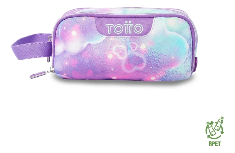 ESTUCHE ESCOLAR MEDIANA PARA MUJER CINTA PRO MORADA - 1