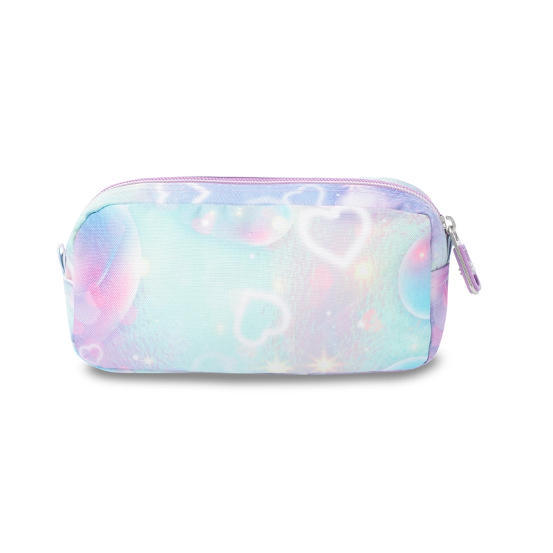 ESTUCHE ESCOLAR PEQUEÑA PARA MUJER SOBRE MORADO - 5