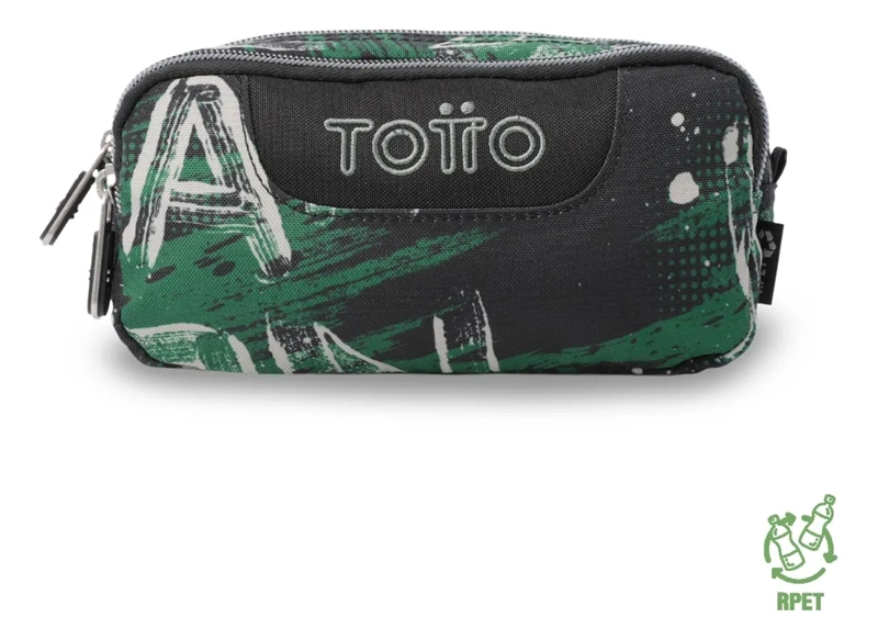 ESTUCHE ESCOLAR PEQUEÑA PARA HOMBRE SOBRE VERDE - 1