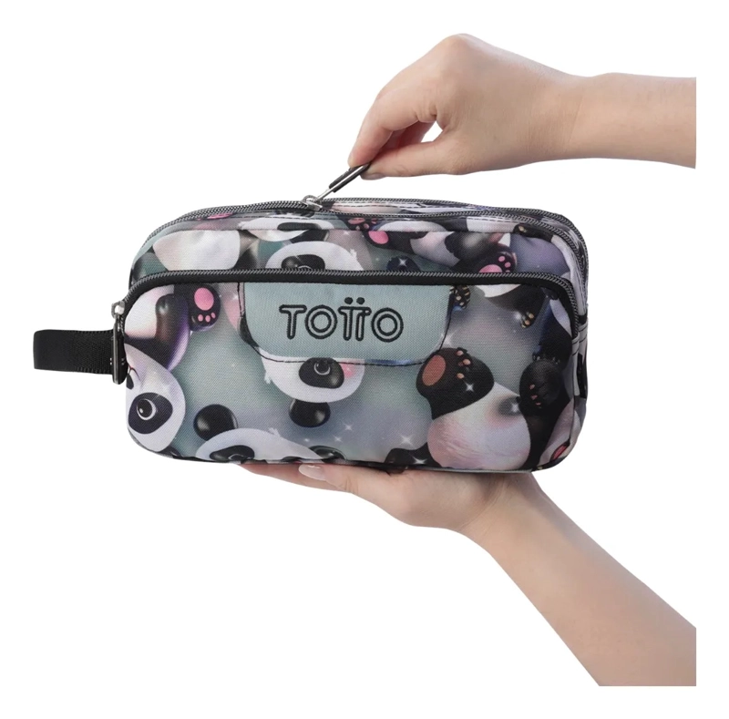 ESTUCHE MULTIUSO AGAPEC GRANDE GRIS NIÑA - 3