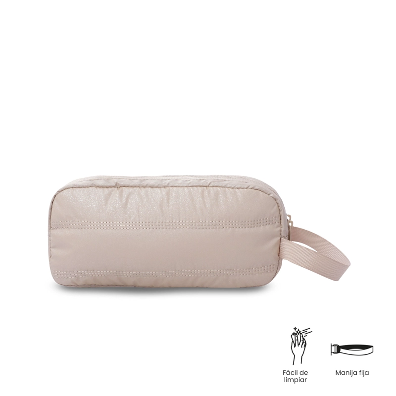 ESTUCHE MULTIUSO MOXI GRANDE BEIGE/METALICO/ - 5
