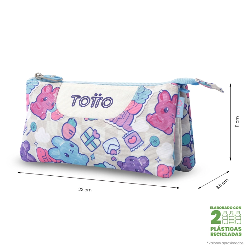 ESTUCHE MULTIUSO TABLERO PEQUEÑA BLANCA NIÑA - 2