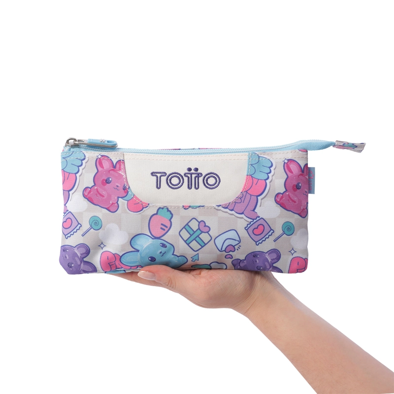 ESTUCHE MULTIUSO TABLERO PEQUEÑA BLANCA NIÑA - 3