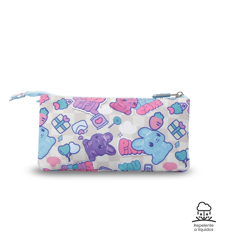ESTUCHE MULTIUSO TABLERO PEQUEÑA BLANCA NIÑA - 5