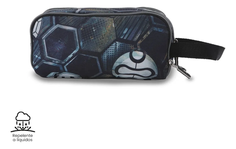 ESTUCHE ESCOLAR MEDIANA PARA HOMBRE CINTA PRO NEGRA - 5